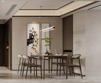 New Chinese Style Dining Room-ID:175330672