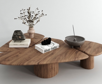 Wabi-sabi Style Coffee Table-ID:652637005