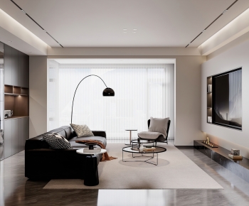 Modern A Living Room-ID:153286933