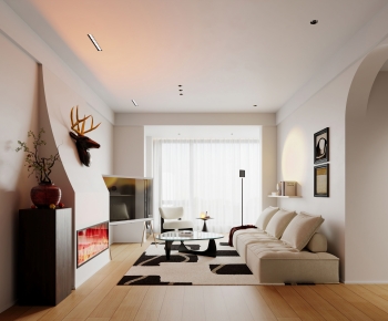 Modern A Living Room-ID:538614033