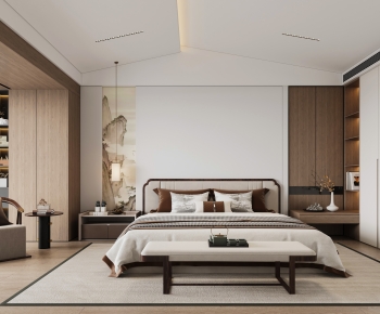 New Chinese Style Bedroom-ID:761135104