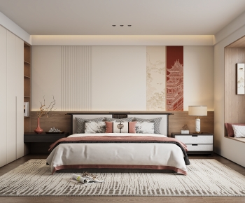 New Chinese Style Bedroom-ID:575956119