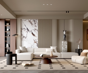 Modern A Living Room-ID:455839695