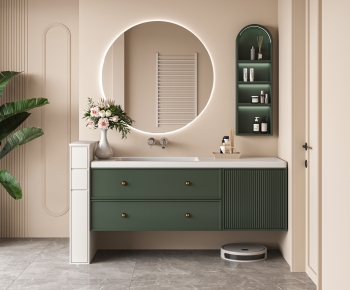 French Style Bathroom Cabinet-ID:183091266