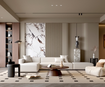 Modern A Living Room-ID:617825981