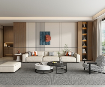 Modern A Living Room-ID:449018967
