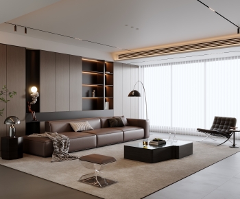 Modern A Living Room-ID:817372086