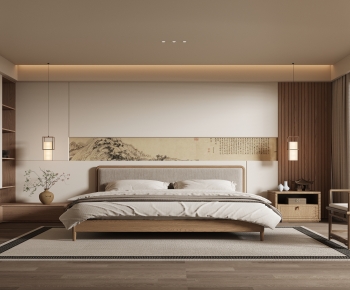 New Chinese Style Bedroom-ID:958472977