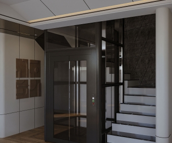 Modern Stairwell-ID:375389106