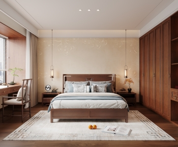 New Chinese Style Bedroom-ID:713310253