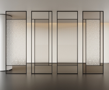 Modern Glass Screen Partition-ID:833249192