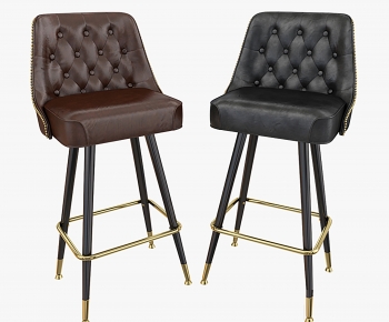 Simple European Style Bar Chair-ID:445990093