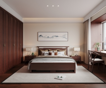 New Chinese Style Bedroom-ID:849791054