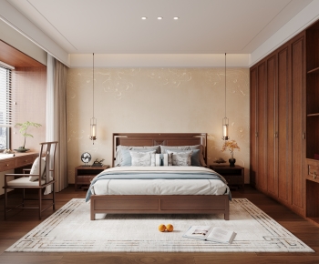 New Chinese Style Bedroom-ID:187329057