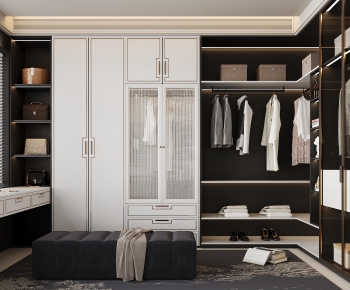 Modern Clothes Storage Area-ID:889750002