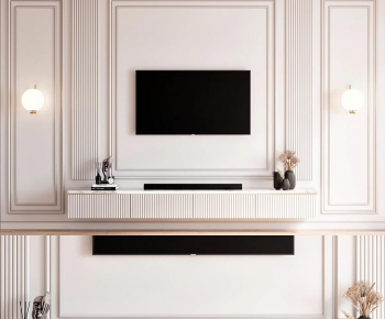 Simple European Style TV Wall-ID:138078933