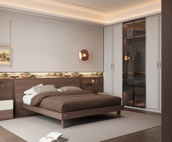 New Chinese Style Bedroom-ID:387764933