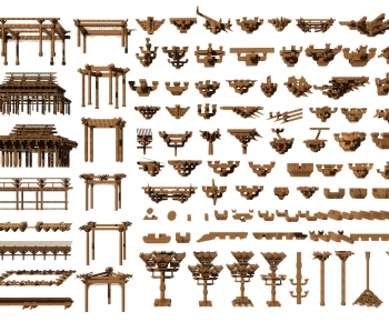 Chinese Style Building Component-ID:287311089