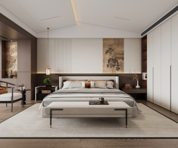 New Chinese Style Bedroom-ID:142911919