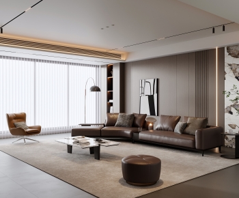 Modern A Living Room-ID:906616938