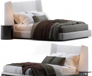 Modern Double Bed-ID:996694094