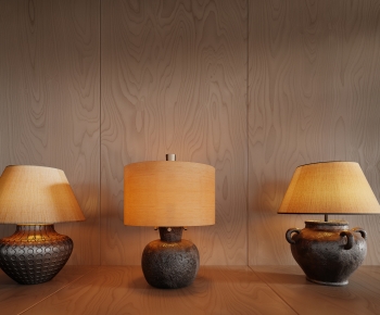 Wabi-sabi Style Table Lamp-ID:159001113
