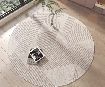 Modern Circular Carpet-ID:535473117