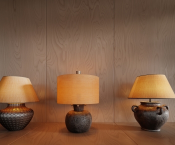 Wabi-sabi Style Table Lamp-ID:725424054