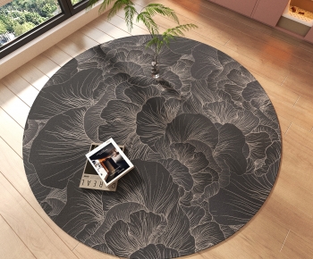 Modern Circular Carpet-ID:276308061