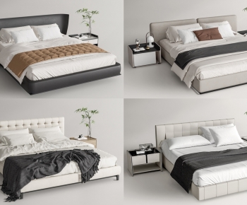 Modern Double Bed-ID:577765944