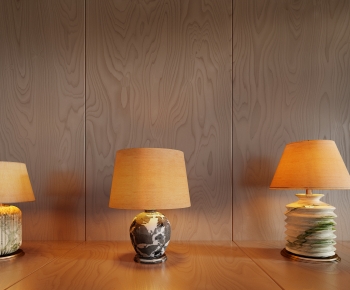 Wabi-sabi Style Table Lamp-ID:622021915