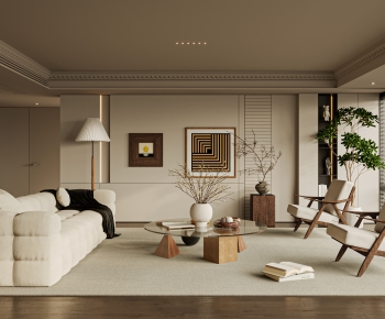 French Style A Living Room-ID:498523006