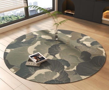 Modern Circular Carpet-ID:409220934