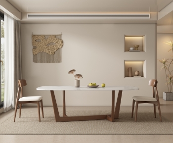 Wabi-sabi Style Dining Room-ID:204538119