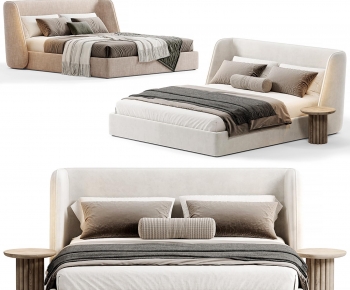 Modern Double Bed-ID:186789042