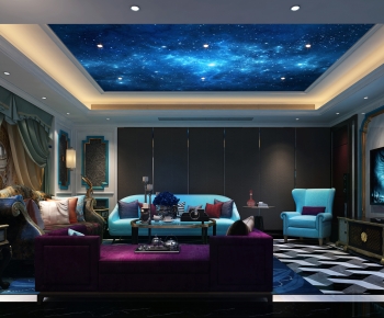 Simple European Style Audiovisual Room-ID:937655936