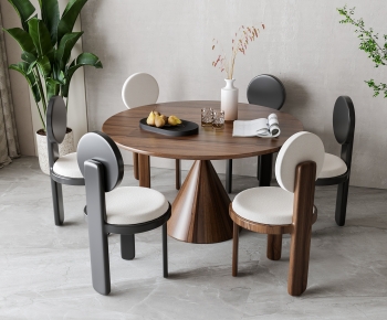 Nordic Style Dining Table And Chairs-ID:685612926