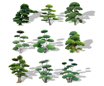 New Chinese Style Tree-ID:697634941