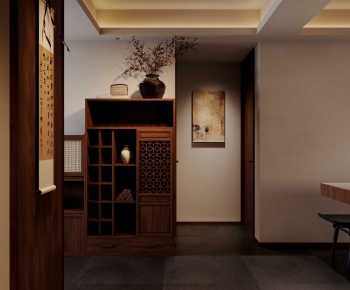 New Chinese Style Hallway-ID:900194883