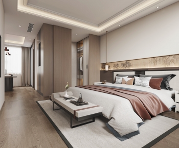 New Chinese Style Bedroom-ID:297163012