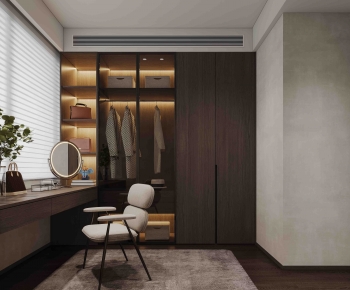 Modern Clothes Storage Area-ID:758178952