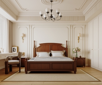 French Style Bedroom-ID:916064985