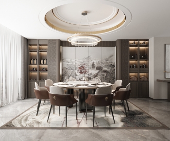 New Chinese Style Dining Room-ID:232608088