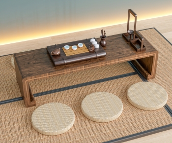 Japanese Style Tea Tables And Chairs-ID:160923966