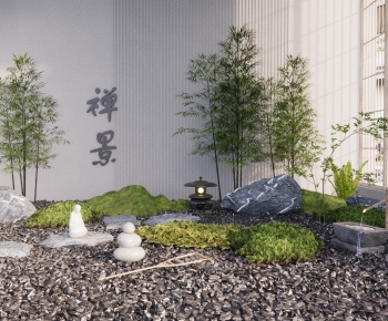 New Chinese Style Plant Landscaping-ID:550400972