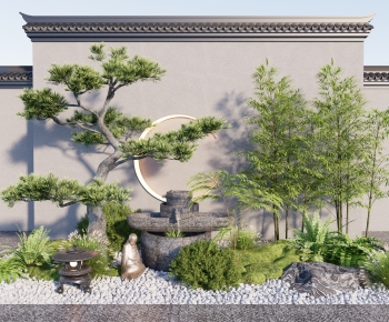 New Chinese Style Plant Landscaping-ID:245243074