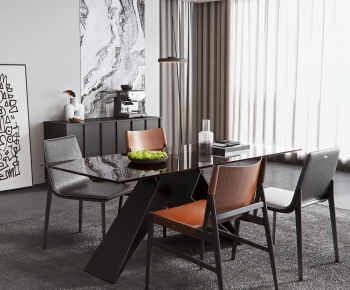 Modern Dining Table And Chairs-ID:177526003