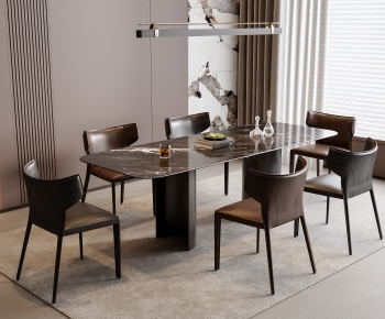 Modern Dining Table And Chairs-ID:261384017