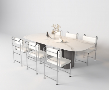 Modern Dining Table And Chairs-ID:957300907