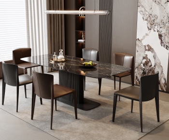 Modern Dining Table And Chairs-ID:861640067